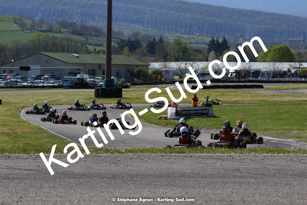 16 & 17/04/2022 : 3ème manche du Championnat du Sud 2022 au circuit d’Aigues-Vives (photos Stéphane Agnus) 2022 — karting