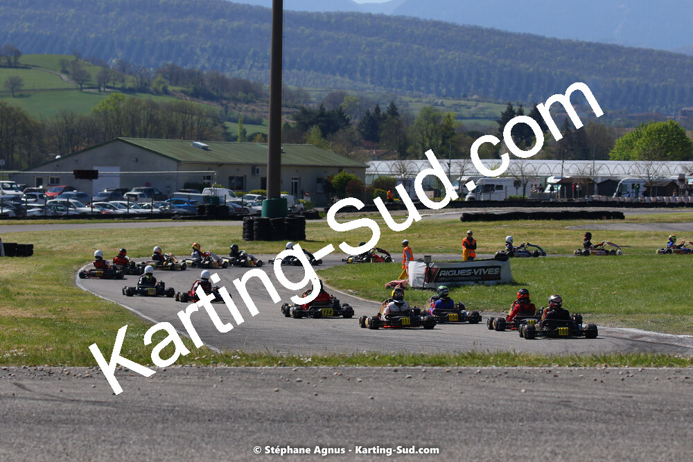16 & 17/04/2022 : 3ème manche du Championnat du Sud 2022 au circuit d’Aigues-Vives (photos Stéphane Agnus) 2022 — karting