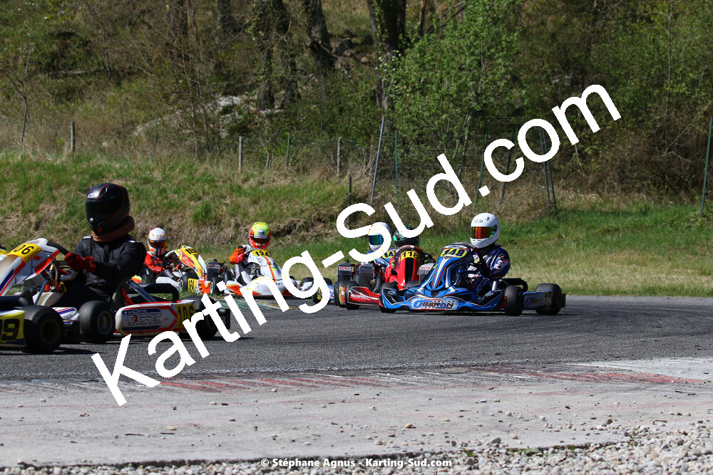 16 & 17/04/2022 : 3ème manche du Championnat du Sud 2022 au circuit d’Aigues-Vives (photos Stéphane Agnus) 2022 — karting