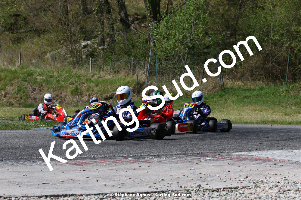 16 & 17/04/2022 : 3ème manche du Championnat du Sud 2022 au circuit d’Aigues-Vives (photos Stéphane Agnus) 2022 — karting
