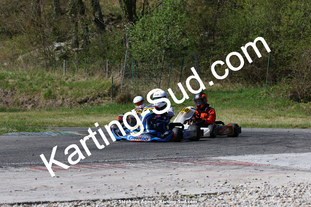 16 & 17/04/2022 : 3ème manche du Championnat du Sud 2022 au circuit d’Aigues-Vives (photos Stéphane Agnus) 2022 — karting