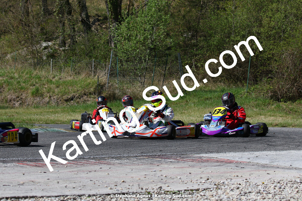 16 & 17/04/2022 : 3ème manche du Championnat du Sud 2022 au circuit d’Aigues-Vives (photos Stéphane Agnus) 2022 — karting