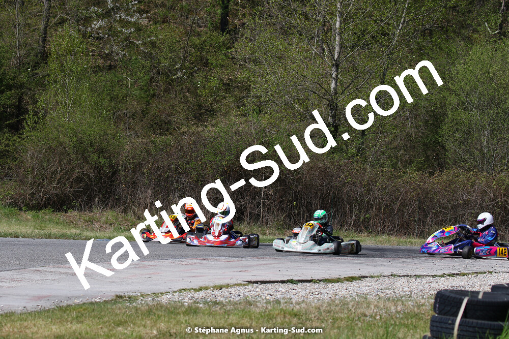 16 & 17/04/2022 : 3ème manche du Championnat du Sud 2022 au circuit d’Aigues-Vives (photos Stéphane Agnus) 2022 — karting