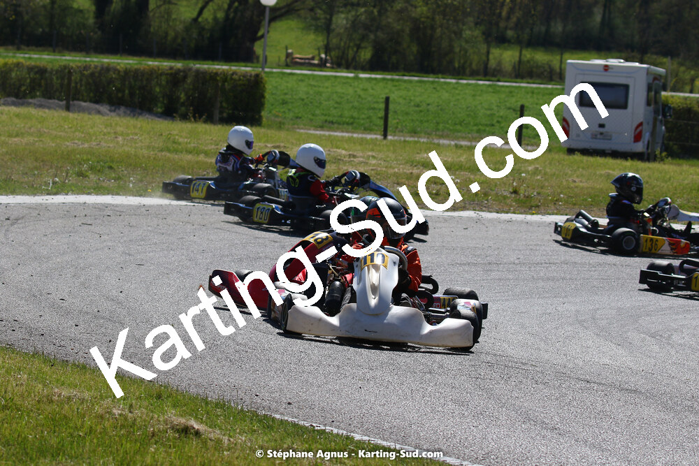 16 & 17/04/2022 : 3ème manche du Championnat du Sud 2022 au circuit d’Aigues-Vives (photos Stéphane Agnus) 2022 — karting