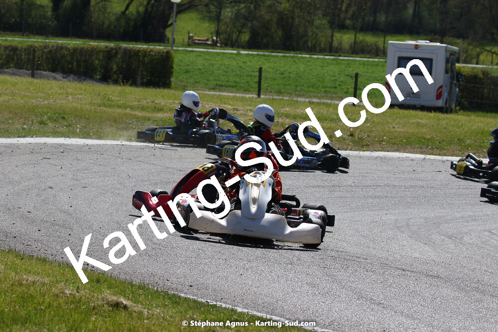 16 & 17/04/2022 : 3ème manche du Championnat du Sud 2022 au circuit d’Aigues-Vives (photos Stéphane Agnus) 2022 — karting