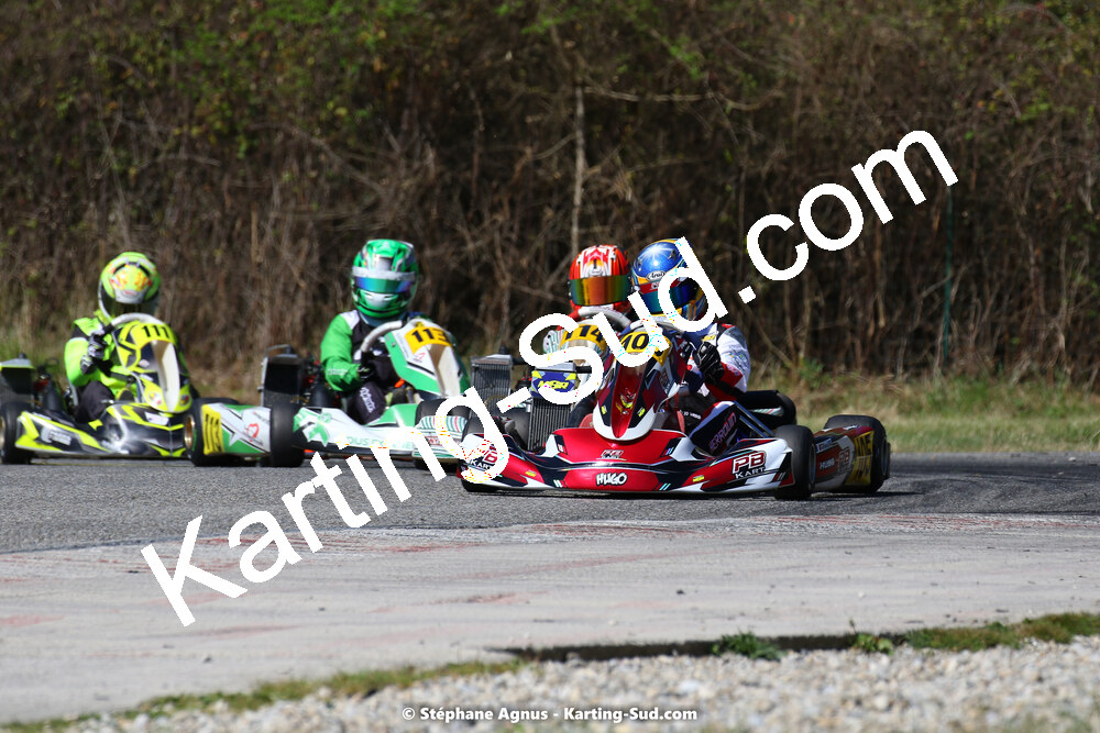 16 & 17/04/2022 : 3ème manche du Championnat du Sud 2022 au circuit d’Aigues-Vives (photos Stéphane Agnus) 2022 — karting