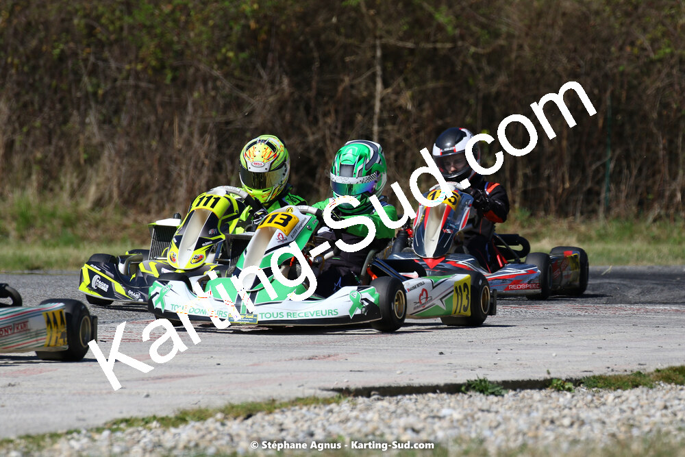 16 & 17/04/2022 : 3ème manche du Championnat du Sud 2022 au circuit d’Aigues-Vives (photos Stéphane Agnus) 2022 — karting
