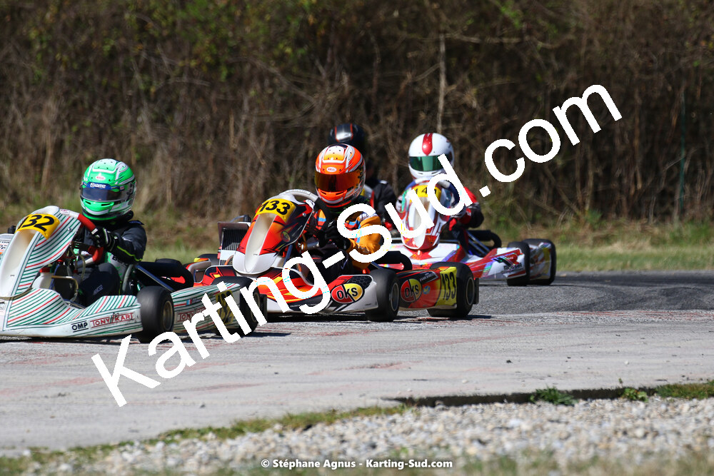 16 & 17/04/2022 : 3ème manche du Championnat du Sud 2022 au circuit d’Aigues-Vives (photos Stéphane Agnus) 2022 — karting