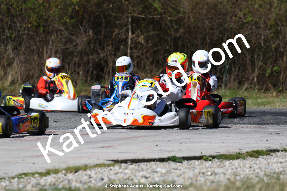 16 & 17/04/2022 : 3ème manche du Championnat du Sud 2022 au circuit d’Aigues-Vives (photos Stéphane Agnus) 2022 — karting