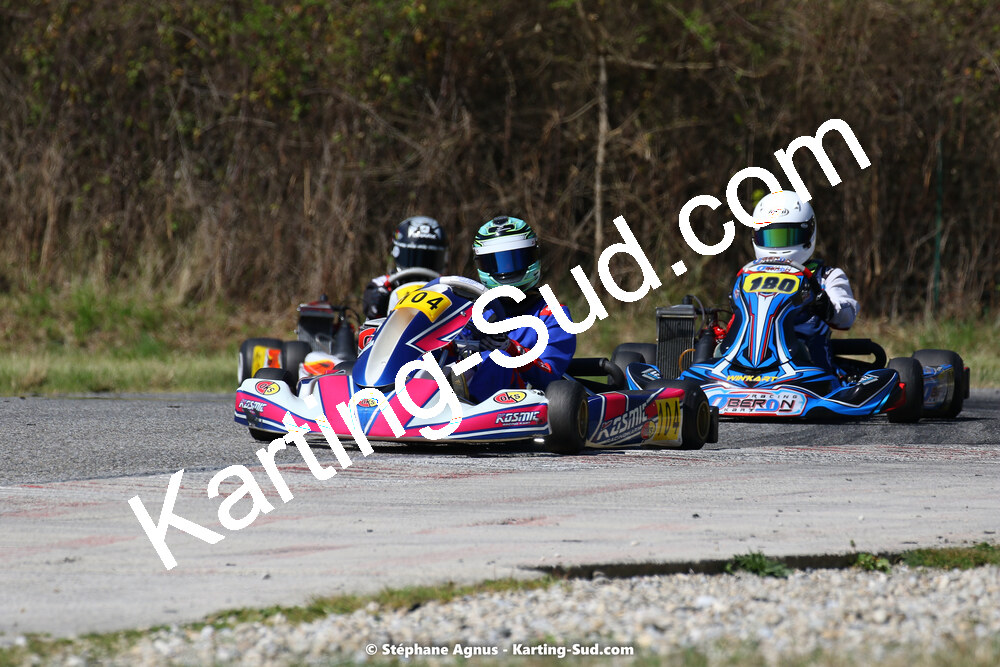 16 & 17/04/2022 : 3ème manche du Championnat du Sud 2022 au circuit d’Aigues-Vives (photos Stéphane Agnus) 2022 — karting