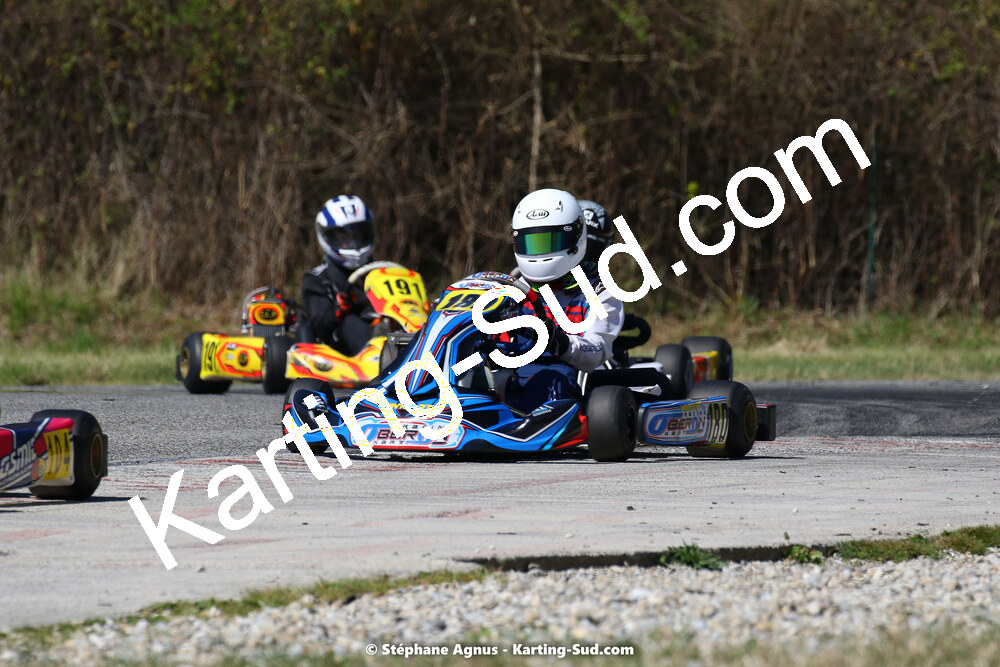 16 & 17/04/2022 : 3ème manche du Championnat du Sud 2022 au circuit d’Aigues-Vives (photos Stéphane Agnus) 2022 — karting