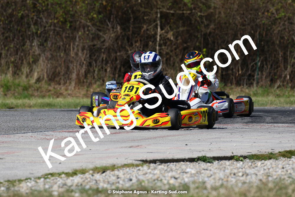 16 & 17/04/2022 : 3ème manche du Championnat du Sud 2022 au circuit d’Aigues-Vives (photos Stéphane Agnus) 2022 — karting