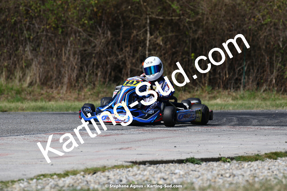 16 & 17/04/2022 : 3ème manche du Championnat du Sud 2022 au circuit d’Aigues-Vives (photos Stéphane Agnus) 2022 — karting