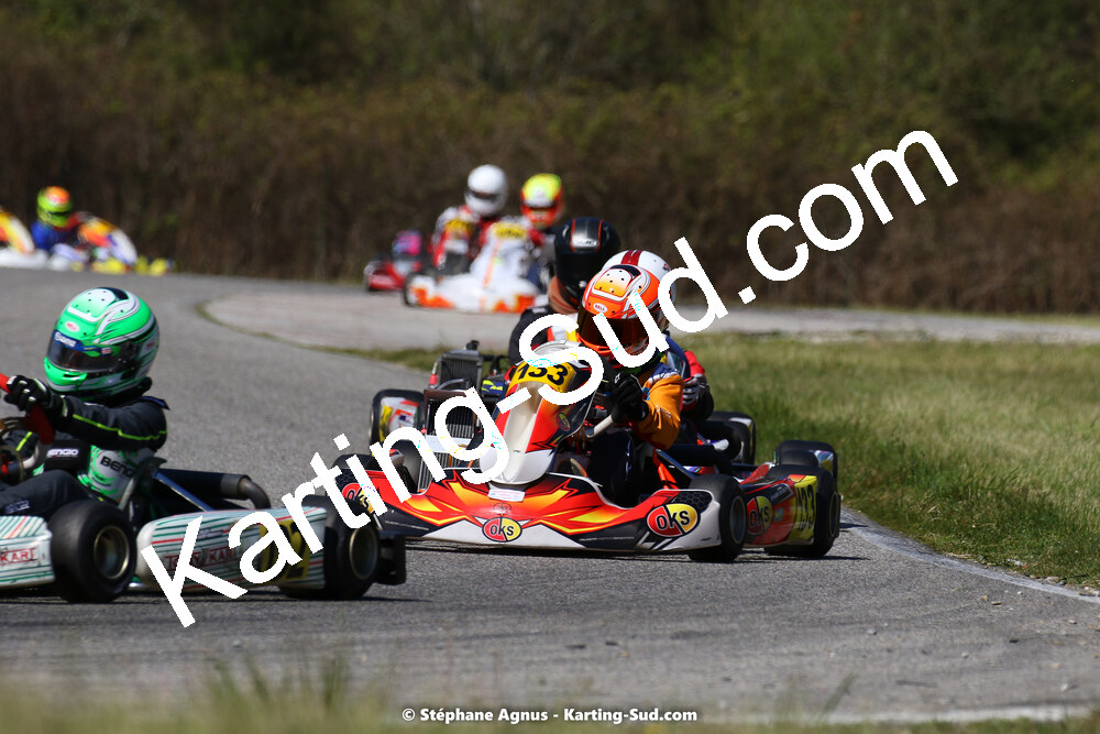 16 & 17/04/2022 : 3ème manche du Championnat du Sud 2022 au circuit d’Aigues-Vives (photos Stéphane Agnus) 2022 — karting