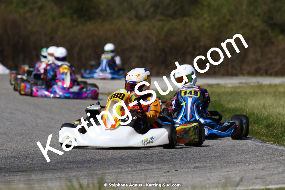 16 & 17/04/2022 : 3ème manche du Championnat du Sud 2022 au circuit d’Aigues-Vives (photos Stéphane Agnus) 2022 — karting