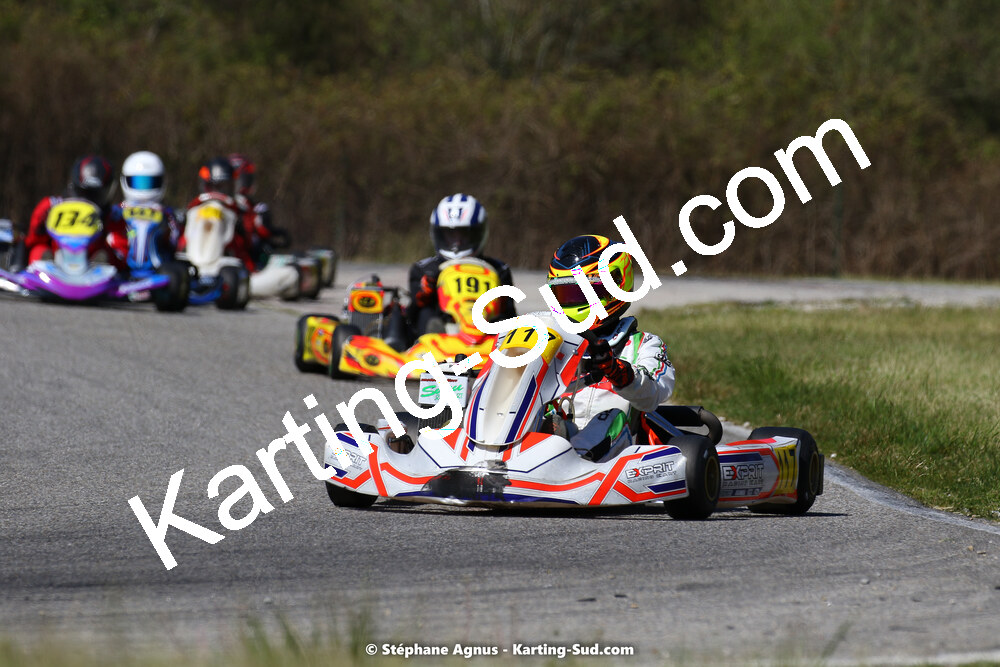 16 & 17/04/2022 : 3ème manche du Championnat du Sud 2022 au circuit d’Aigues-Vives (photos Stéphane Agnus) 2022 — karting
