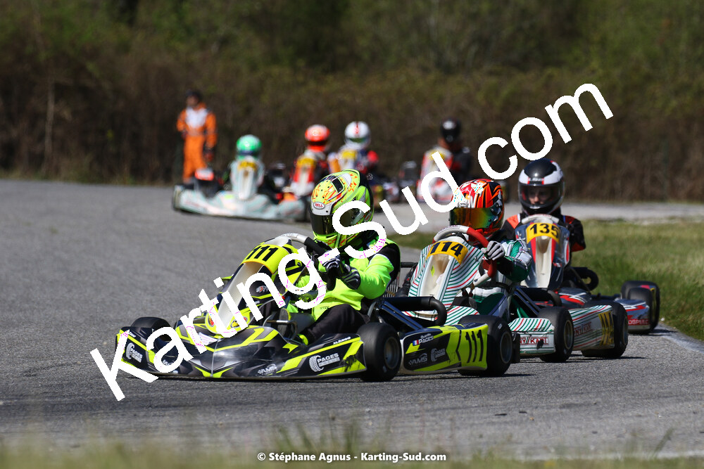 16 & 17/04/2022 : 3ème manche du Championnat du Sud 2022 au circuit d’Aigues-Vives (photos Stéphane Agnus) 2022 — karting