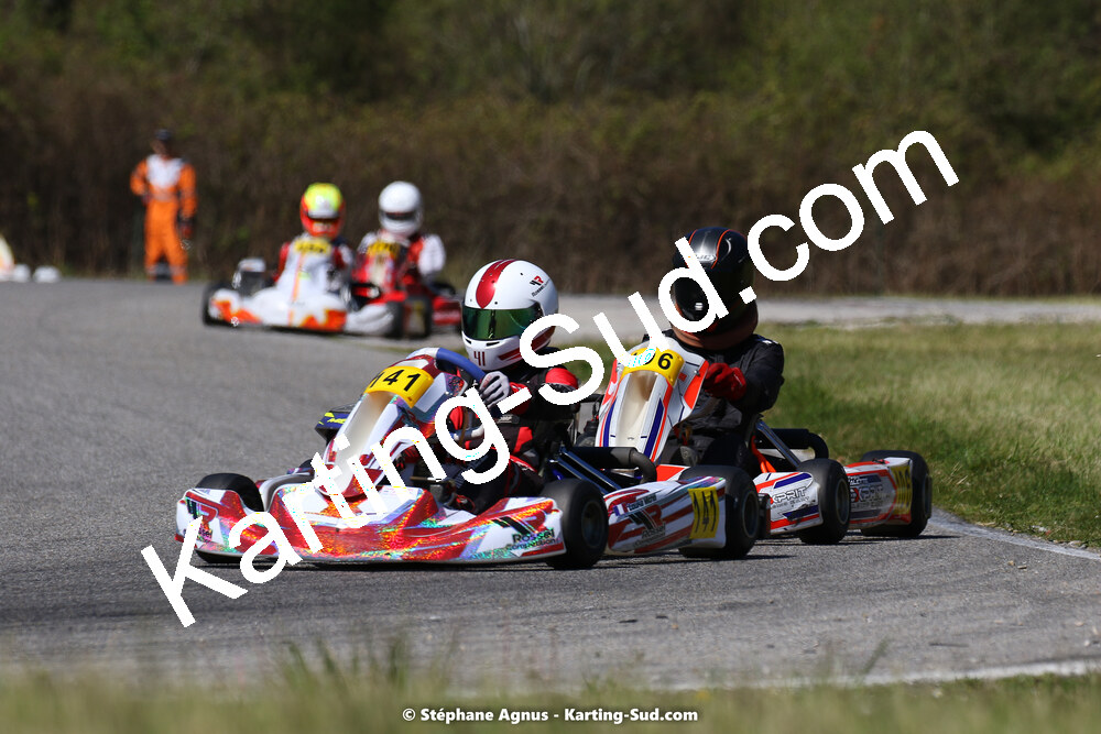 16 & 17/04/2022 : 3ème manche du Championnat du Sud 2022 au circuit d’Aigues-Vives (photos Stéphane Agnus) 2022 — karting