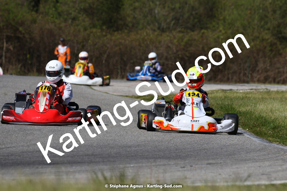 16 & 17/04/2022 : 3ème manche du Championnat du Sud 2022 au circuit d’Aigues-Vives (photos Stéphane Agnus) 2022 — karting