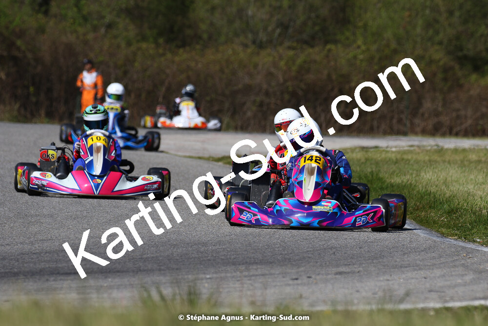 16 & 17/04/2022 : 3ème manche du Championnat du Sud 2022 au circuit d’Aigues-Vives (photos Stéphane Agnus) 2022 — karting