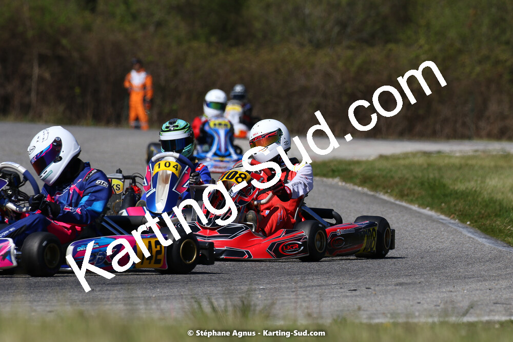 16 & 17/04/2022 : 3ème manche du Championnat du Sud 2022 au circuit d’Aigues-Vives (photos Stéphane Agnus) 2022 — karting