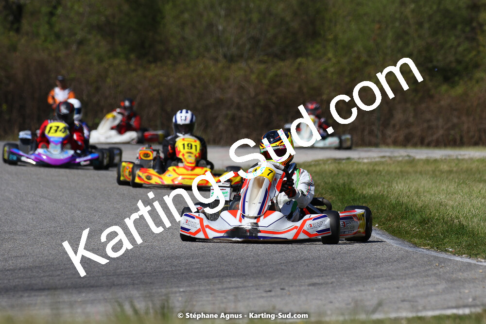 16 & 17/04/2022 : 3ème manche du Championnat du Sud 2022 au circuit d’Aigues-Vives (photos Stéphane Agnus) 2022 — karting