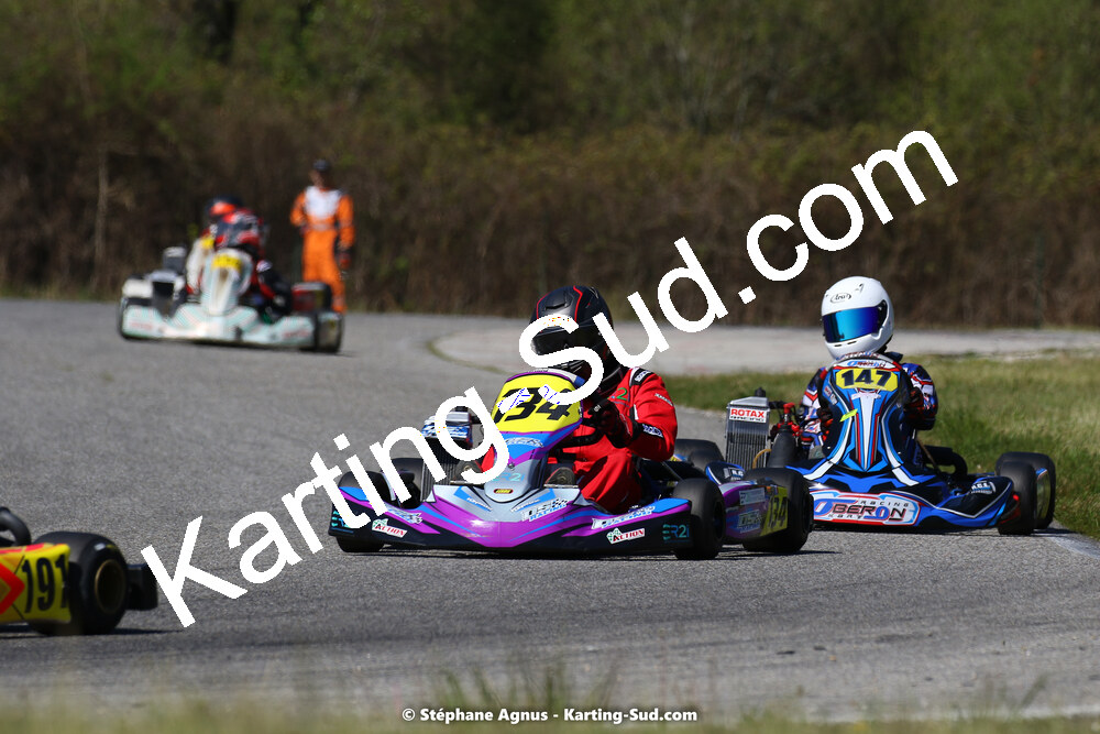 16 & 17/04/2022 : 3ème manche du Championnat du Sud 2022 au circuit d’Aigues-Vives (photos Stéphane Agnus) 2022 — karting