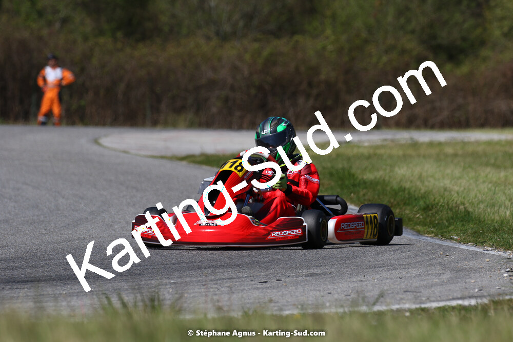 16 & 17/04/2022 : 3ème manche du Championnat du Sud 2022 au circuit d’Aigues-Vives (photos Stéphane Agnus) 2022 — karting
