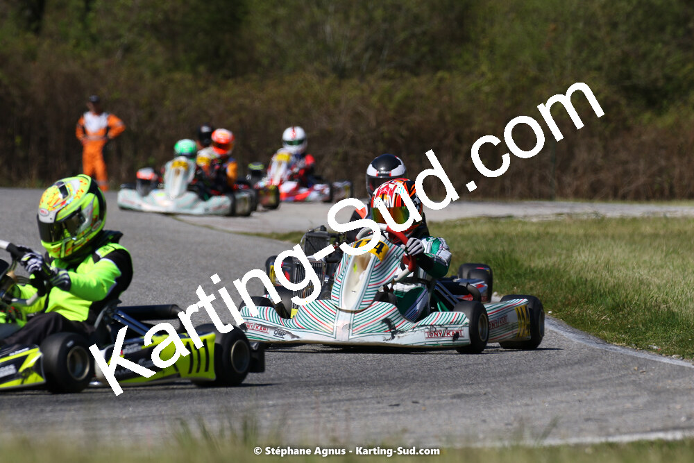 16 & 17/04/2022 : 3ème manche du Championnat du Sud 2022 au circuit d’Aigues-Vives (photos Stéphane Agnus) 2022 — karting