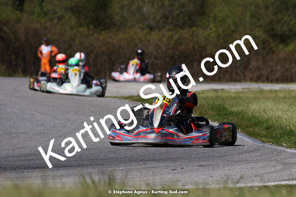 16 & 17/04/2022 : 3ème manche du Championnat du Sud 2022 au circuit d’Aigues-Vives (photos Stéphane Agnus) 2022 — karting