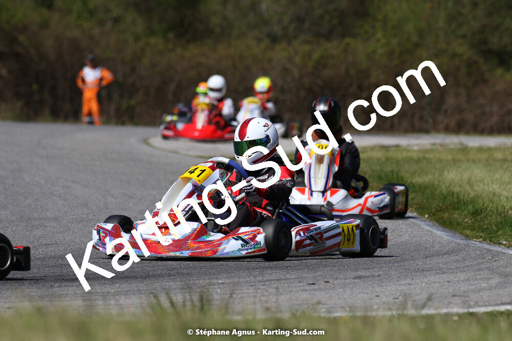 16 & 17/04/2022 : 3ème manche du Championnat du Sud 2022 au circuit d’Aigues-Vives (photos Stéphane Agnus) 2022 — karting