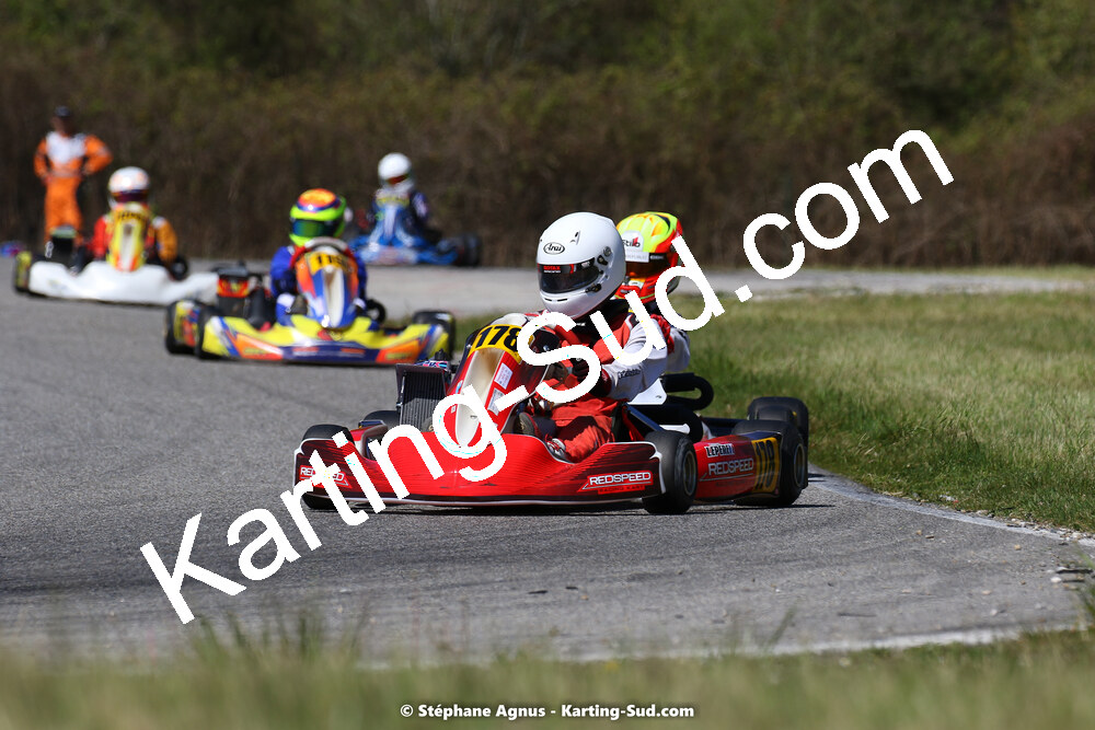 16 & 17/04/2022 : 3ème manche du Championnat du Sud 2022 au circuit d’Aigues-Vives (photos Stéphane Agnus) 2022 — karting
