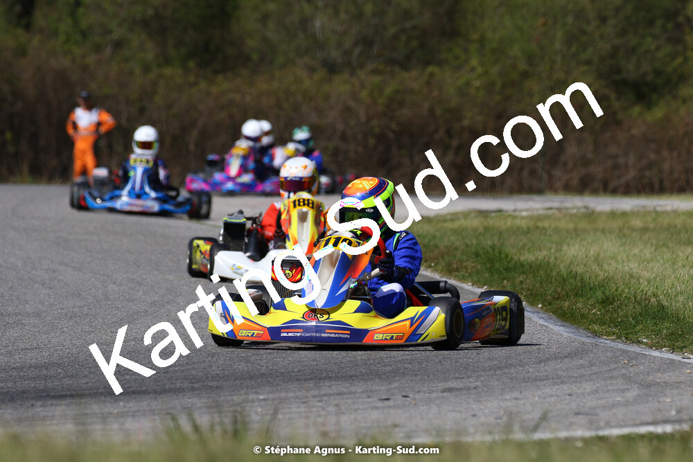 16 & 17/04/2022 : 3ème manche du Championnat du Sud 2022 au circuit d’Aigues-Vives (photos Stéphane Agnus) 2022 — karting