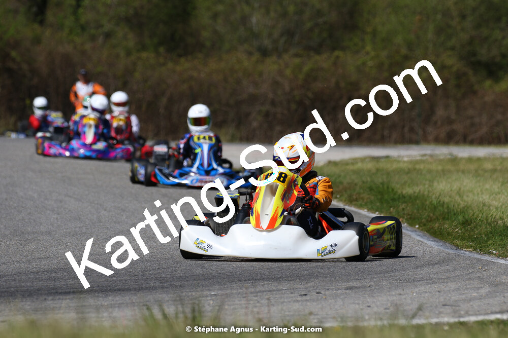 16 & 17/04/2022 : 3ème manche du Championnat du Sud 2022 au circuit d’Aigues-Vives (photos Stéphane Agnus) 2022 — karting
