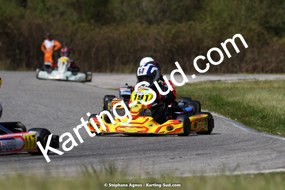 16 & 17/04/2022 : 3ème manche du Championnat du Sud 2022 au circuit d’Aigues-Vives (photos Stéphane Agnus) 2022 — karting