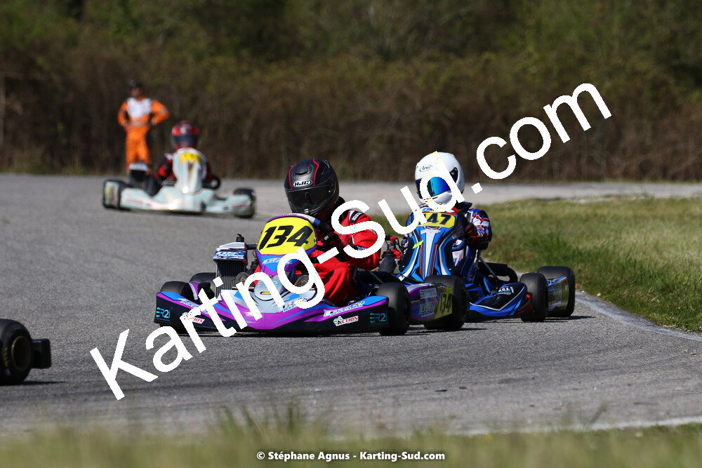 16 & 17/04/2022 : 3ème manche du Championnat du Sud 2022 au circuit d’Aigues-Vives (photos Stéphane Agnus) 2022 — karting