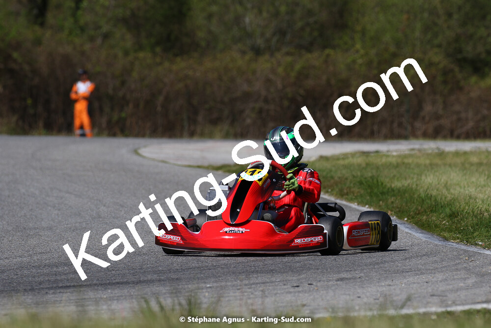 16 & 17/04/2022 : 3ème manche du Championnat du Sud 2022 au circuit d’Aigues-Vives (photos Stéphane Agnus) 2022 — karting