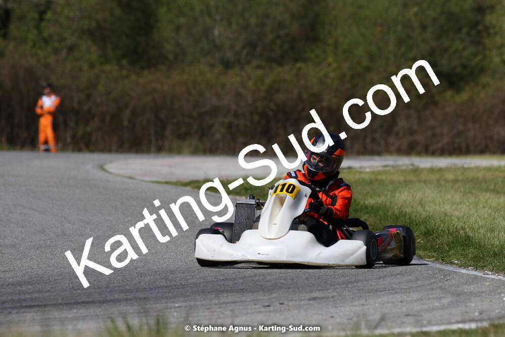 16 & 17/04/2022 : 3ème manche du Championnat du Sud 2022 au circuit d’Aigues-Vives (photos Stéphane Agnus) 2022 — karting