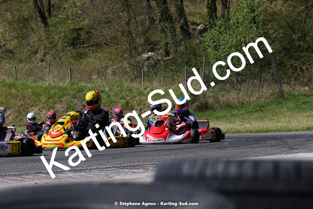 16 & 17/04/2022 : 3ème manche du Championnat du Sud 2022 au circuit d’Aigues-Vives (photos Stéphane Agnus) 2022 — karting