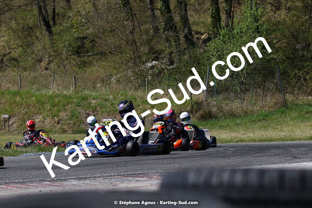 16 & 17/04/2022 : 3ème manche du Championnat du Sud 2022 au circuit d’Aigues-Vives (photos Stéphane Agnus) 2022 — karting
