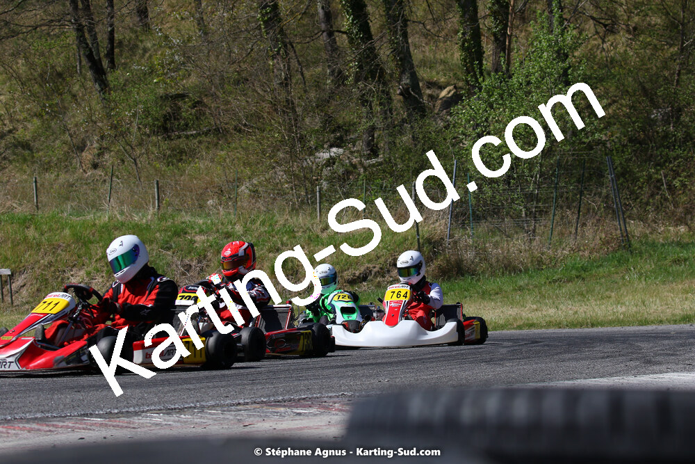 16 & 17/04/2022 : 3ème manche du Championnat du Sud 2022 au circuit d’Aigues-Vives (photos Stéphane Agnus) 2022 — karting