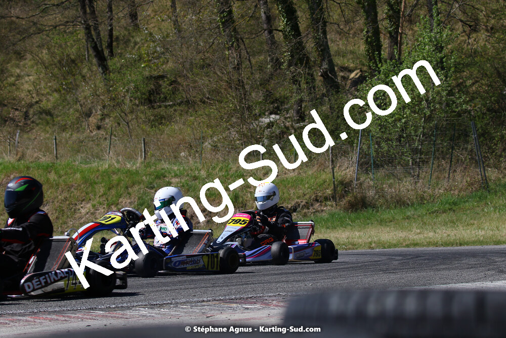 16 & 17/04/2022 : 3ème manche du Championnat du Sud 2022 au circuit d’Aigues-Vives (photos Stéphane Agnus) 2022 — karting
