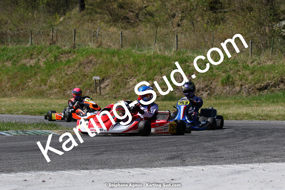 16 & 17/04/2022 : 3ème manche du Championnat du Sud 2022 au circuit d’Aigues-Vives (photos Stéphane Agnus) 2022 — karting