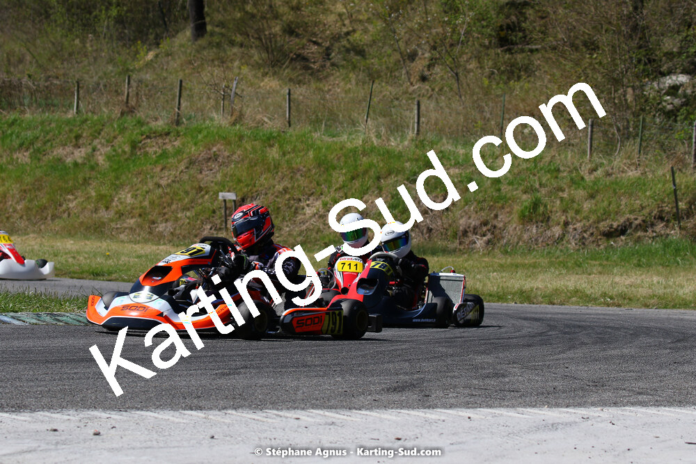 16 & 17/04/2022 : 3ème manche du Championnat du Sud 2022 au circuit d’Aigues-Vives (photos Stéphane Agnus) 2022 — karting