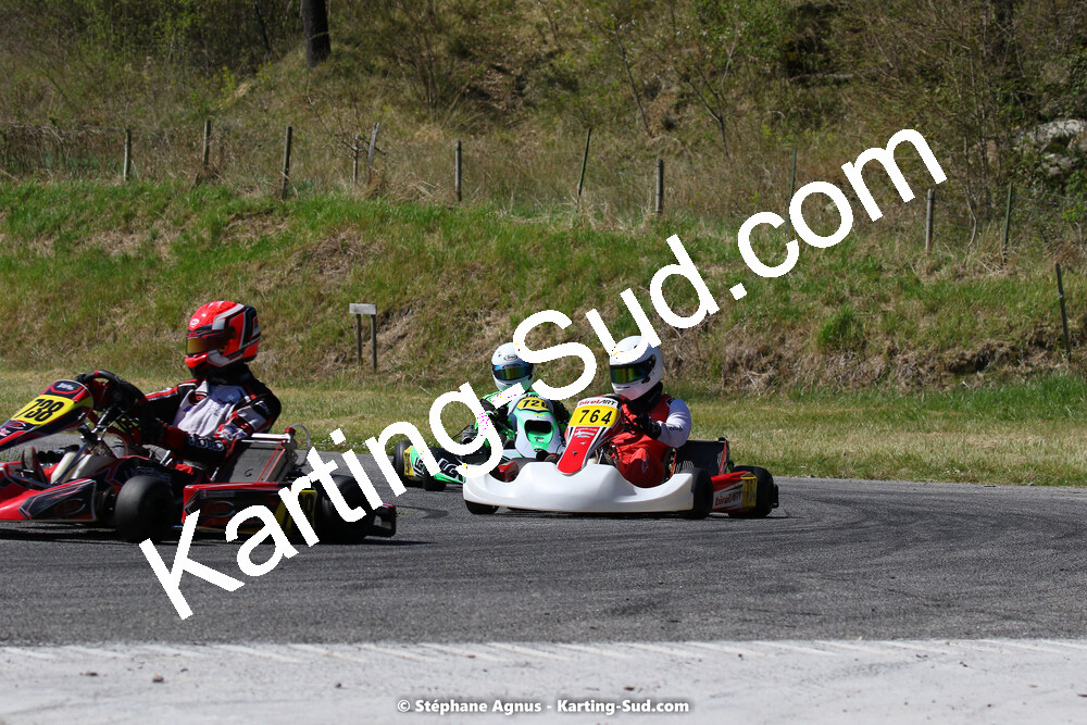 16 & 17/04/2022 : 3ème manche du Championnat du Sud 2022 au circuit d’Aigues-Vives (photos Stéphane Agnus) 2022 — karting