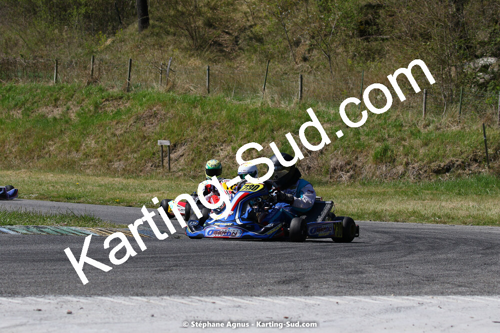 16 & 17/04/2022 : 3ème manche du Championnat du Sud 2022 au circuit d’Aigues-Vives (photos Stéphane Agnus) 2022 — karting