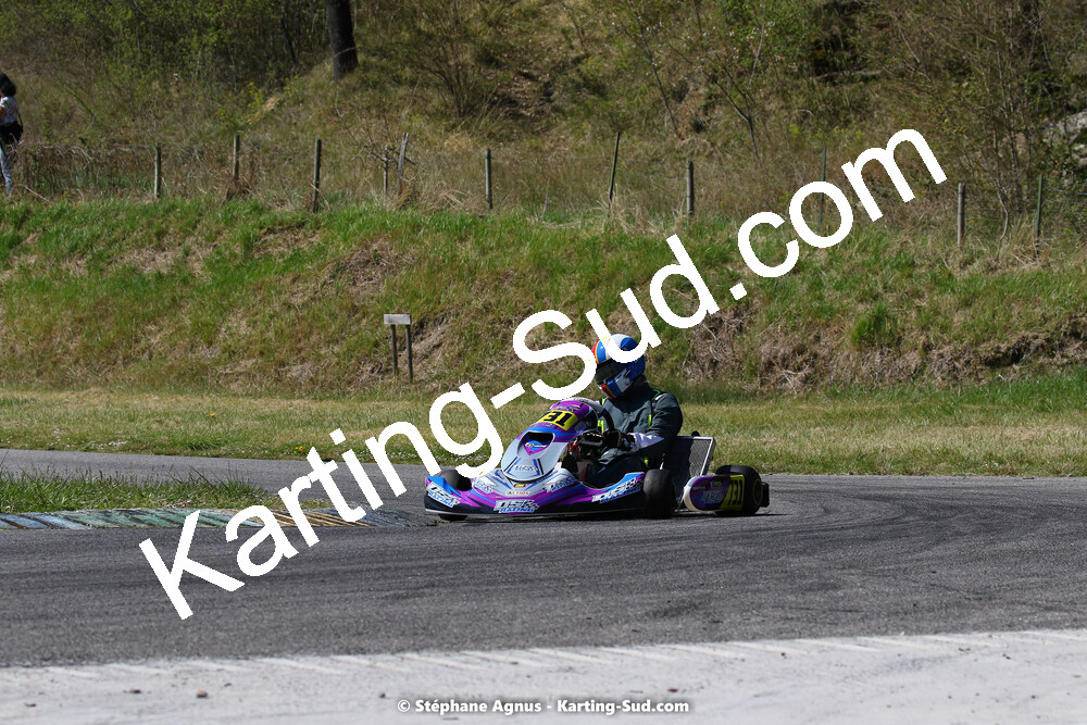 16 & 17/04/2022 : 3ème manche du Championnat du Sud 2022 au circuit d’Aigues-Vives (photos Stéphane Agnus) 2022 — karting