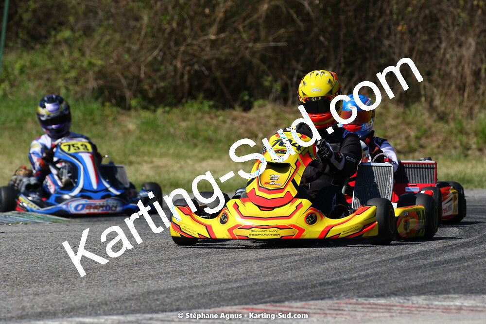 16 & 17/04/2022 : 3ème manche du Championnat du Sud 2022 au circuit d’Aigues-Vives (photos Stéphane Agnus) 2022 — karting
