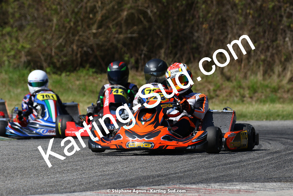 16 & 17/04/2022 : 3ème manche du Championnat du Sud 2022 au circuit d’Aigues-Vives (photos Stéphane Agnus) 2022 — karting