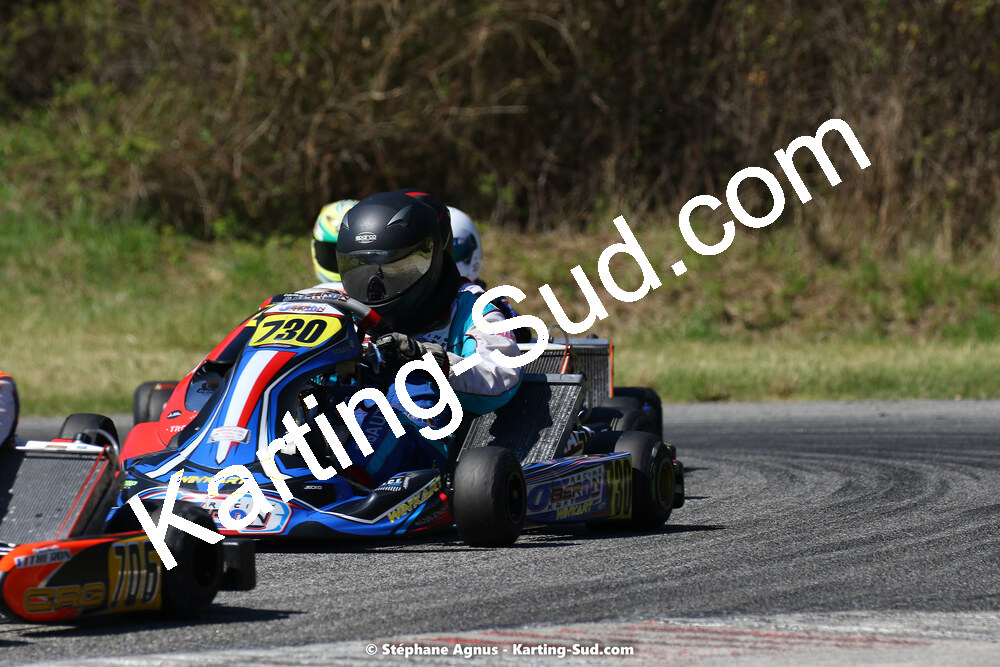 16 & 17/04/2022 : 3ème manche du Championnat du Sud 2022 au circuit d’Aigues-Vives (photos Stéphane Agnus) 2022 — karting